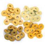 Wide eyelets - Yellow
