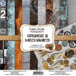 Бумага 30x30cm - Grunge and Mechanics