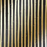 Foiled sheet - Golden Stripes Black
