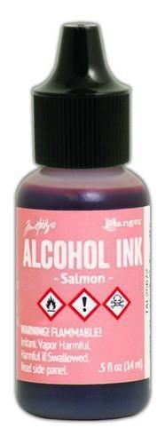 Alcohol ink - Salmon