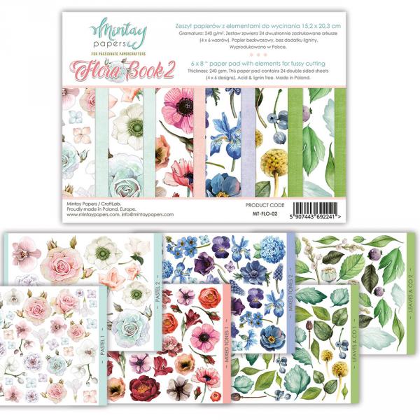 Flora Book 2 - elements for fussy cutting