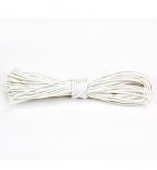 Waxed cord - white