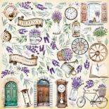 Sheet for fussy cutting - Journey to provence