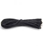 Waxed cord - black