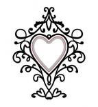 Mape reljefa veidošanai - Heart-swirls