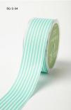 Ribbon - Egg blue/White stripes