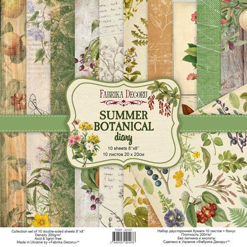 Paper 30x30cm - Summer botanical diary